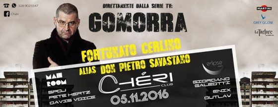 ♛ Sab 5 Nov – Chéri | Gomorra – Don Pietro Savastano ♛
