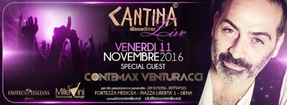 Venerdì 11 Novembre 2016 Cantina Live