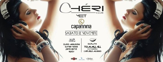 ♛ Sab 12 Nov – Chéri meet Capannina | Eclipse Guest Tommy All ♛