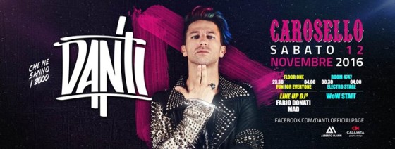 Sab.12 / Carosello Disco / Guest DANTI (che ne sanno i 2000)