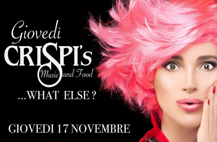 GIOVEDI CRISPI’S…WHAT ELSE