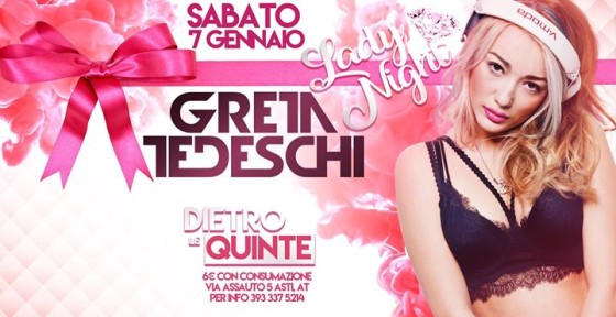 Sab. 7 Gennaio – Dietro le Quinte – Greta Tedeschi