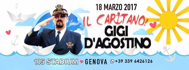 Gigi D’Agostino L’Amour Toujours Live at 105 Stadium, 18 Marzo