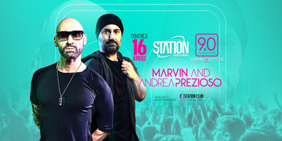 Domenica 16 Aprile Radio Stereocittà 9.0 Ospiti LIVE Marvin & Andrea Prezioso