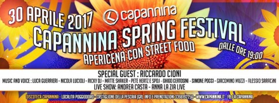Domenica 30 Aprile 2017 / Capannina Spring Festival 2017
