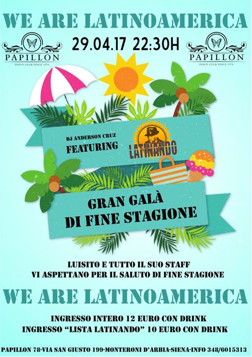 We Are Latinoamerica – Latin Event – Festa Di Chiusura