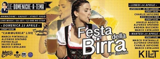 Le Domeniche a Tema “festa DELLA Birra” Domenica 23 Aprile_Kilt