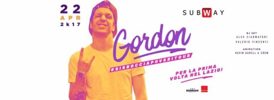 Sabato 22.04 #sisbocciapoveritour with Gordon