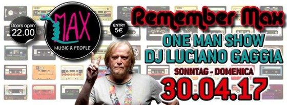 Remember MAX – DJ Luciano Gaggia