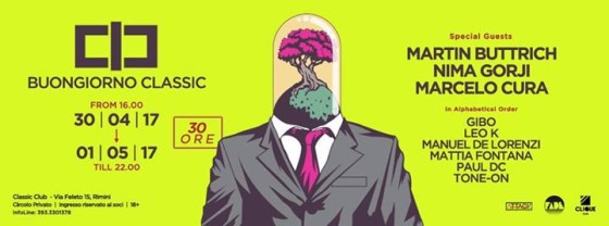 Buongiorno Classic H30 w/Martin Buttrich-Nima Gorji-Marcelo Cura
