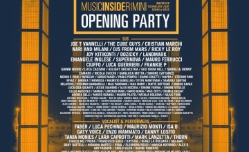 MIR 2017 Opening Party, una folla di dj