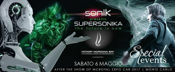 Sabato 06/05 SUPERSONICA – Dj SONIC + Alien show animation
