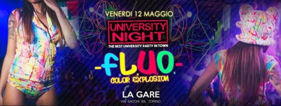Venerdì 12 maggio / Mega Fluo / La Gare