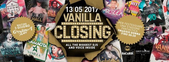 Closing party ✮ Vanilla discoteca – Perugia ✮ Thank you all