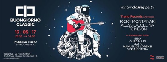 Buongiorno classic Winter Closing Party – 1€
