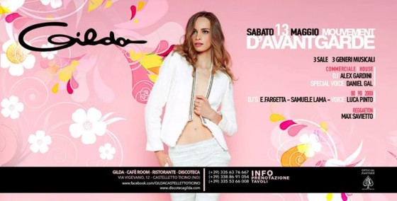 Discoteca Gilda • Sabato 13 Maggio 2017