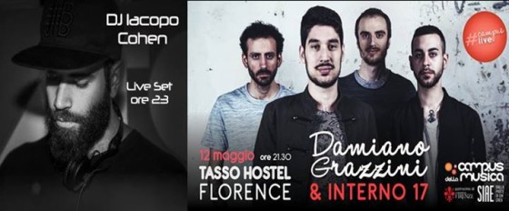 Tasso Fridays: Damiano Grazzini & Interno17 con DJ Iacopo Cohen