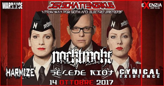 DER SCHATTENZIRKUS: Nachtmahr / Selene Riot / Harmize / Cynical Existence