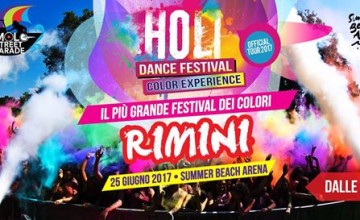 Domenica 25 giugno, la Holi Dance Festival colora Rimini