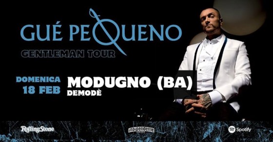 Gué Pequeno in concerto a Modugno (BA)