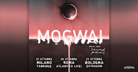 Mogwai + Sacred Paws live – Estragon Club – 29/10/17