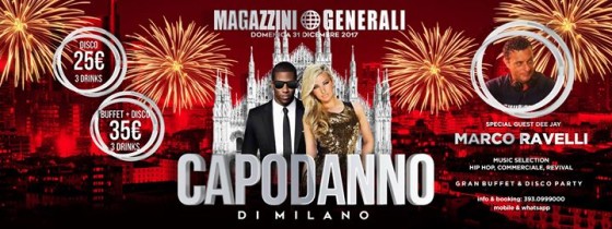 Capodanno di Milano 2018 MAGAZZINI GENERALI
