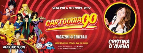 Cartoonia 90 – special guest Cristina D’Avena