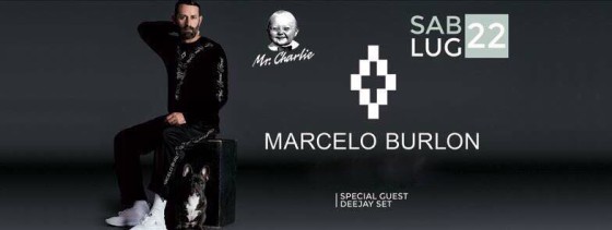 Marcelo Burlon al Mr.Charlie di Lignano Sabbiadoro