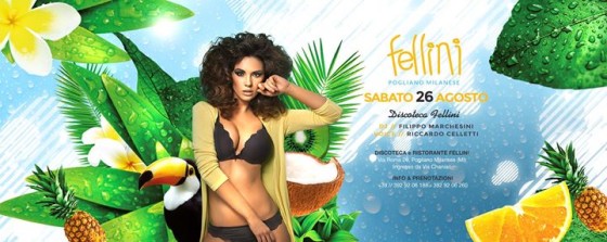 Sab 26.08 / il Sabato Notte Fellini