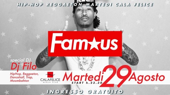 Fam★us il Martedi HipHop/Reggaeton