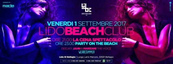 Lido BEACH Club – Venerdi 1 Settembre 2017 at LiBe