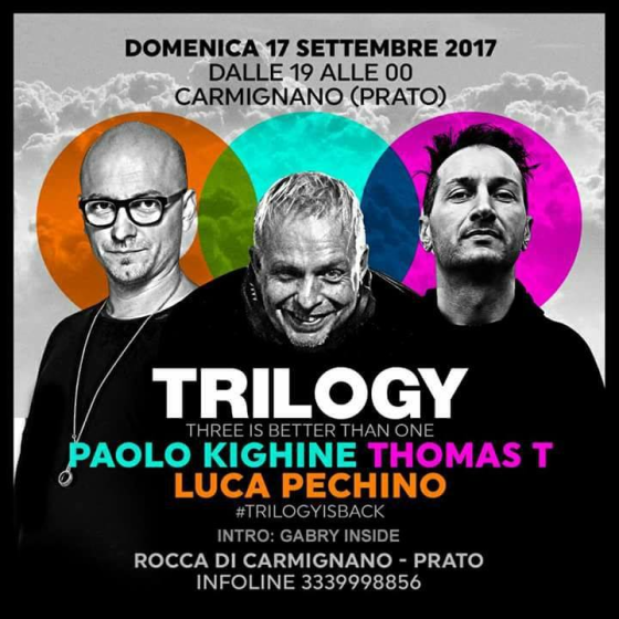 Trilogy – Rocca di Carmignano – domenica 17 settembre
