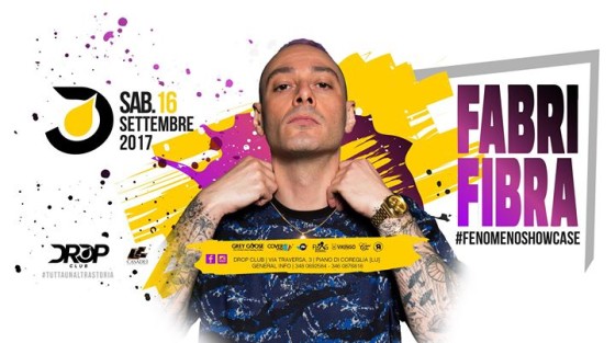 Sabato 16.09.2017 – FABRI FIBRA #fenomenoshowcase