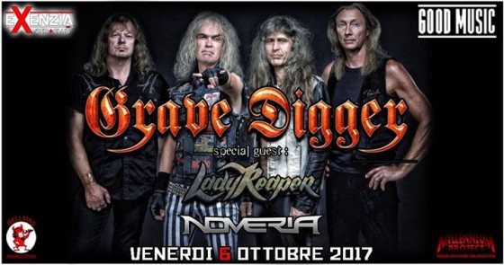 Grave Digger//Lady Reaper//Noveria – Exenzia Rock Club [Prato]