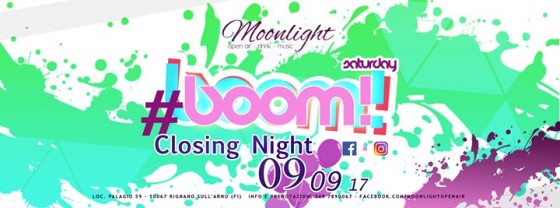 Moonlight Sab9Settmbre #BOOM Closing Night