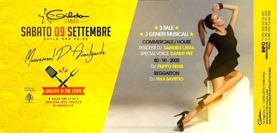 Discoteca Gilda • Sabato 09 Settembre 2017 •