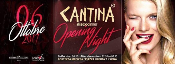 Venerdi 6 Ottobre 2017 – Opening Friday Cantina