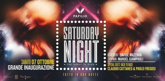 SATURDAY NIGHT *The Night Is Over*
