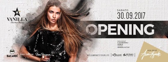 30.09.2017 ★ Vanilla – Perugia Opening Party ★