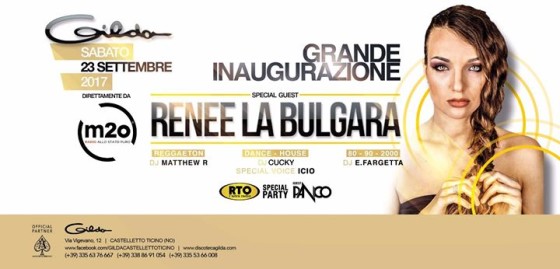 Discoteca Gilda • Grande Inaugurazione • Sabato 23 Settembre