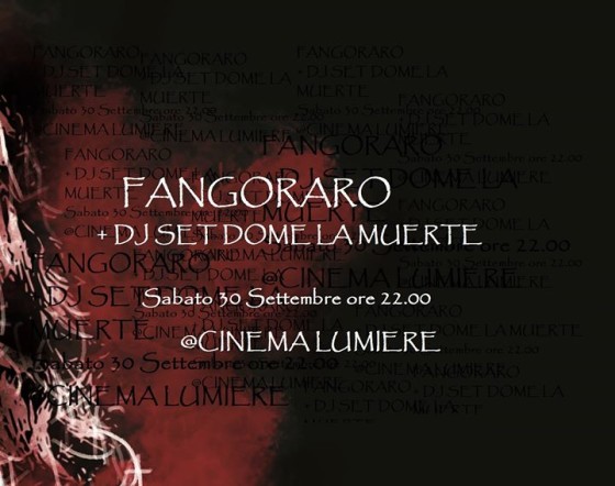 Presentazione disco MALAPASSIONE°°°Fangoraro+Djset DomeLaMuerte