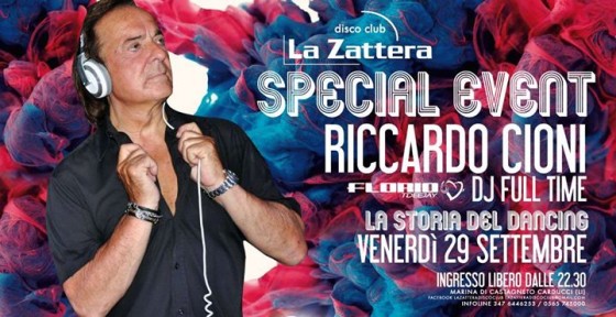 Venerdì 29 Settembre : special guest Riccardo Cioni