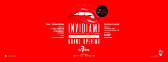 GRAND Opening PARTY – Sabato 7 Ottobre – InVidiami