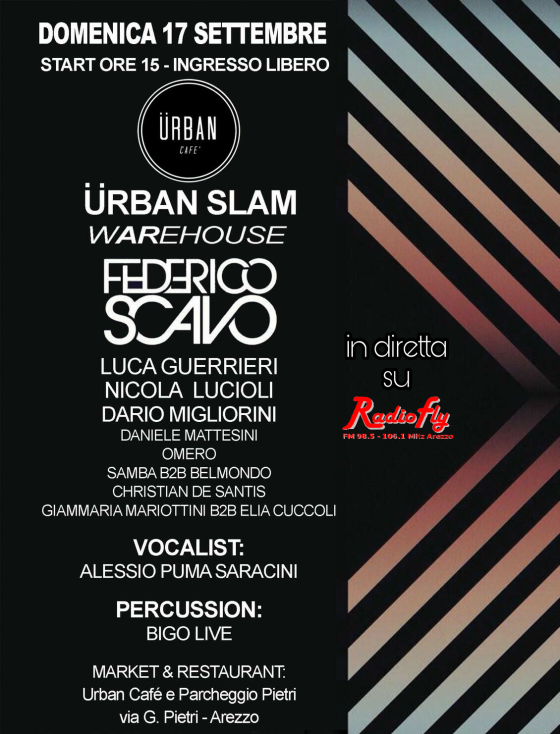 Urban Slam Warehouse – 17 settembre 2017 – Urban Cafè