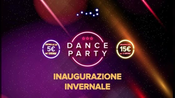 Giovedì 5 Ottobre – Inaugurazione Dance Party – OrsaMaggiore