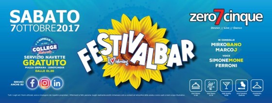 07.10 ✮ Festivalbar ✮ iLoveSaturday ✮ zero7cinque