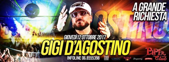Gigi D’Agostino at Piper Club