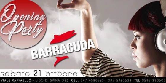 Winter Opening Party @ Barracuda Club 21/10/2017 DONNA OMAGGIO entro 00.30