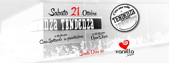 Sabato 21 Ottobre – Inaugurazione ” C’era una volta il Tendenza”