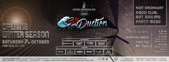 Opening Winter Season_Sabato 7 Ottobre 2017_Victory Morgana Bay
